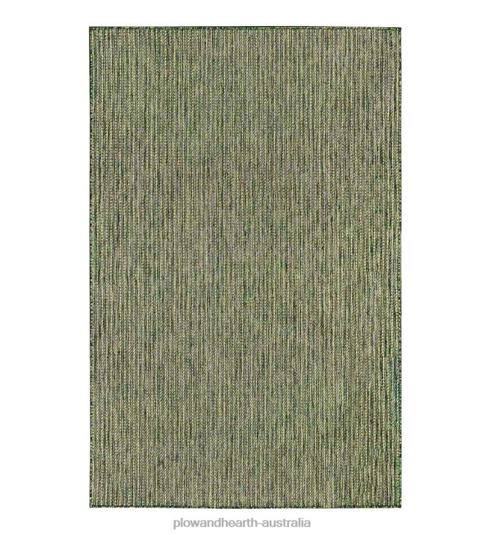 Plow & Hearth Indoor/Outdoor Textured Stripe Polypropylene Rug P22BD1403 Houseware