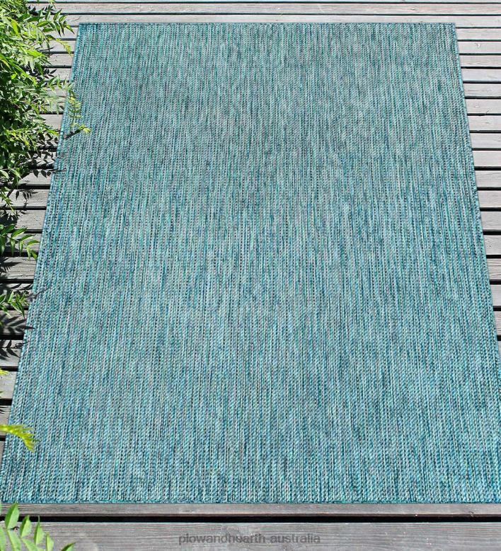 Plow & Hearth Indoor/Outdoor Textured Stripe Polypropylene Rug P22BD1403 Houseware