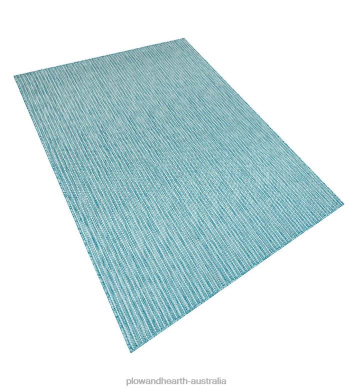 Plow & Hearth Indoor/Outdoor Textured Stripe Polypropylene Rug P22BD1403 Houseware