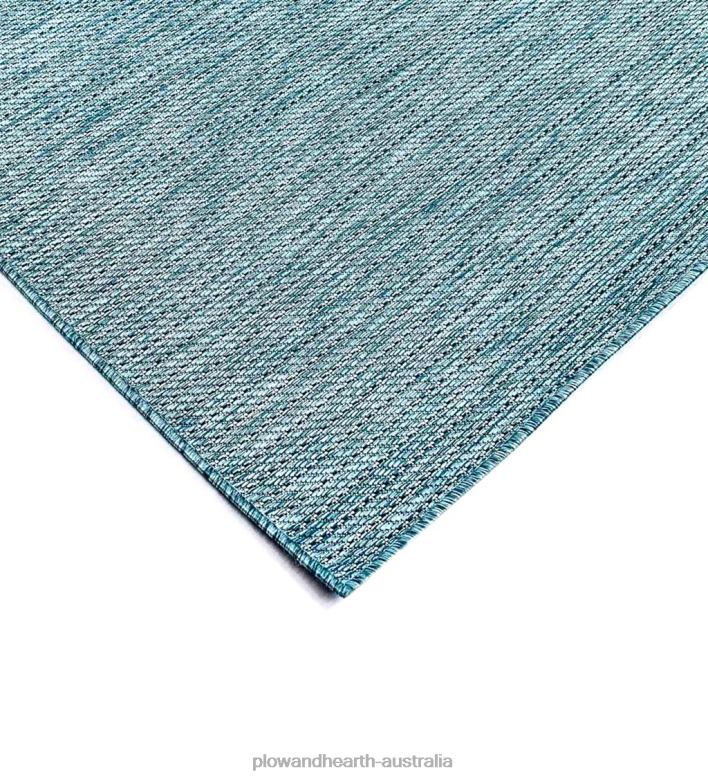 Plow & Hearth Indoor/Outdoor Textured Stripe Polypropylene Rug P22BD1403 Houseware