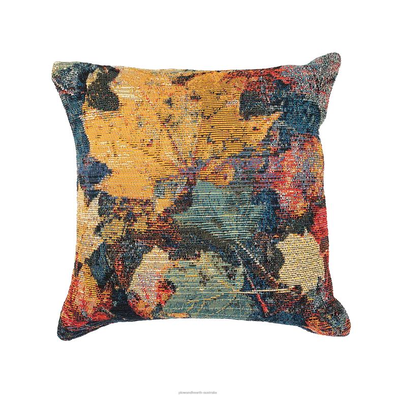 Plow & Hearth Indoor/Outdoor Autumn Leaves Polypropylene Throw Pillow P22BD1229 Houseware