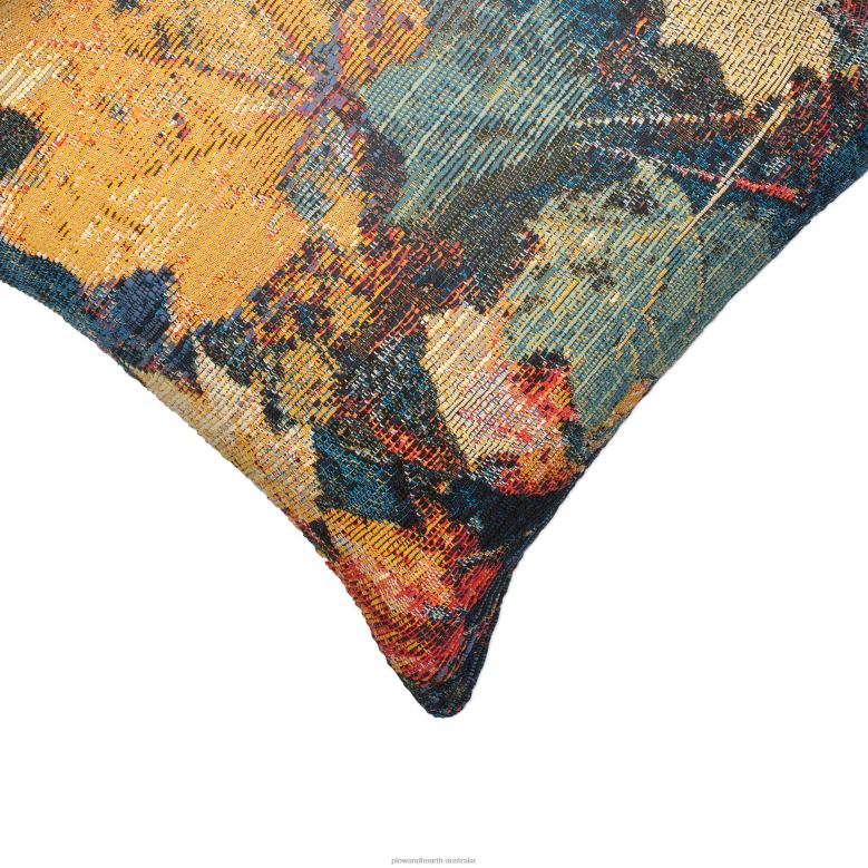 Plow & Hearth Indoor/Outdoor Autumn Leaves Polypropylene Throw Pillow P22BD1229 Houseware