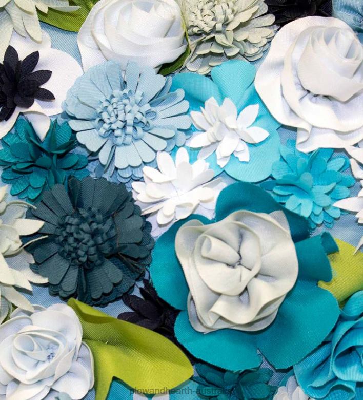 Plow & Hearth Indoor/Outdoor Bouquet Heart Pillow - Capri Multi P22BD1264 Houseware