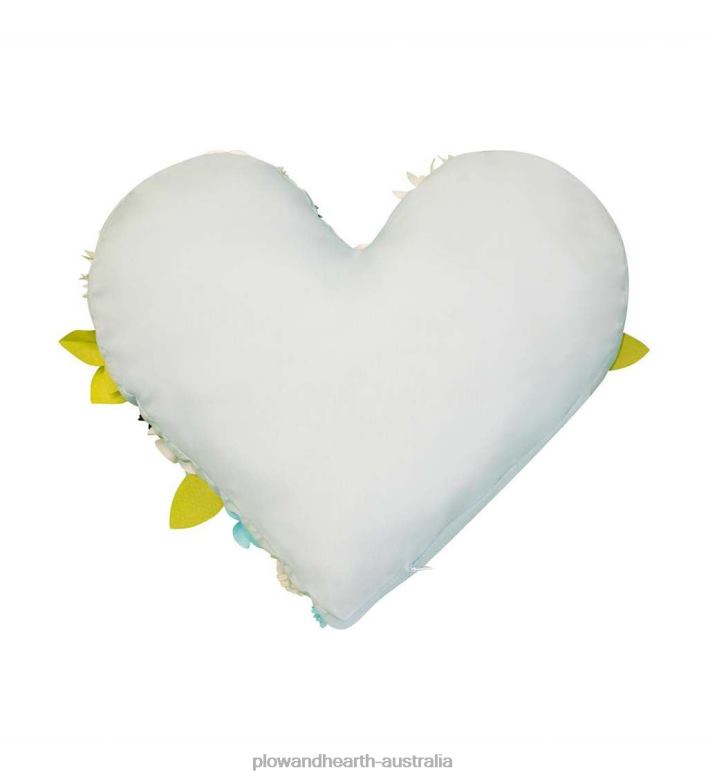 Plow & Hearth Indoor/Outdoor Bouquet Heart Pillow - Capri Multi P22BD1264 Houseware