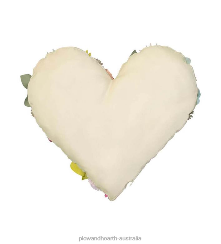 Plow & Hearth Indoor/Outdoor Bouquet Heart Pillow - Capri Multi P22BD1264 Houseware