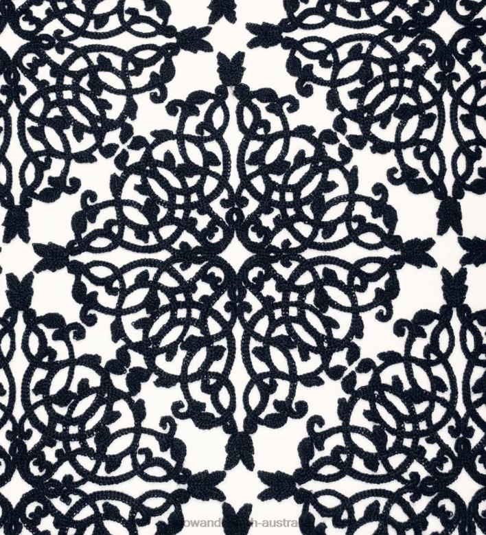 Plow & Hearth Indoor/Outdoor Embroidered Lacework Throw Pillow - Yellow P22BD3186 Houseware