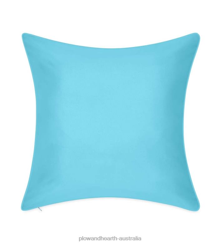 Plow & Hearth Indoor/Outdoor Embroidered Lacework Throw Pillow - Yellow P22BD3186 Houseware