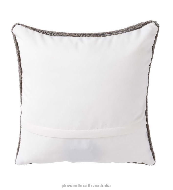 Plow & Hearth Indoor/Outdoor Lighted Skull Halloween Pillow P22BD1236 Houseware