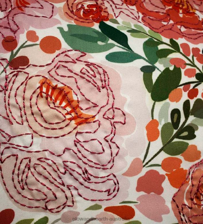 Plow & Hearth Indoor/Outdoor Pretty Peonies Throw Pillow P22BD1223 Houseware