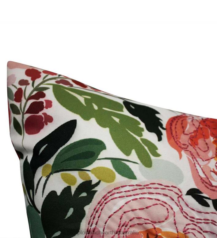 Plow & Hearth Indoor/Outdoor Pretty Peonies Throw Pillow P22BD1223 Houseware