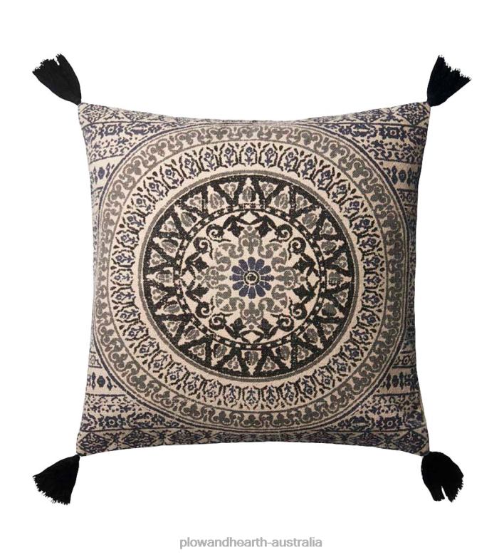 Plow & Hearth Mandala Throw Pillow 22Square P22BD2479 Houseware