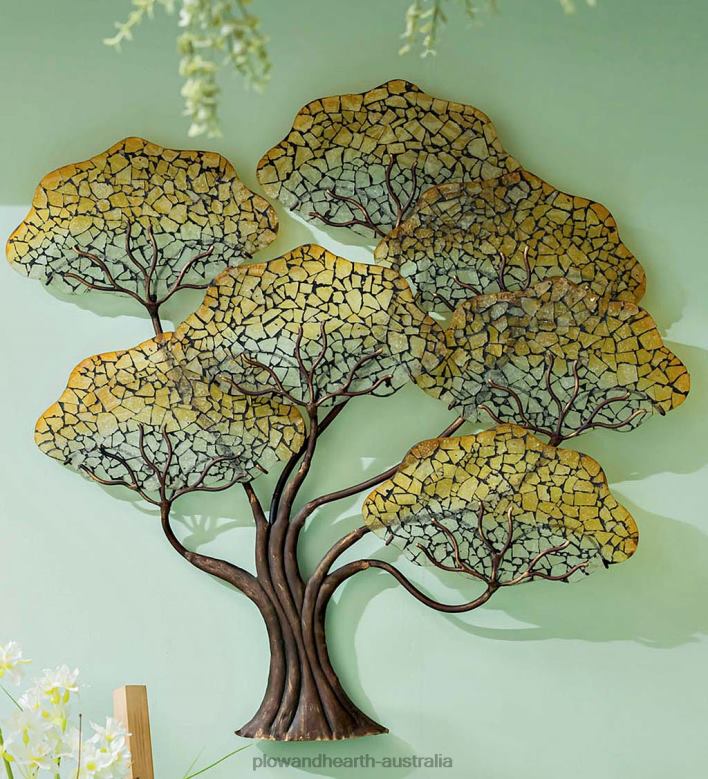 Plow & Hearth Mosaic Tree Wall Decor P22BD2398 Houseware