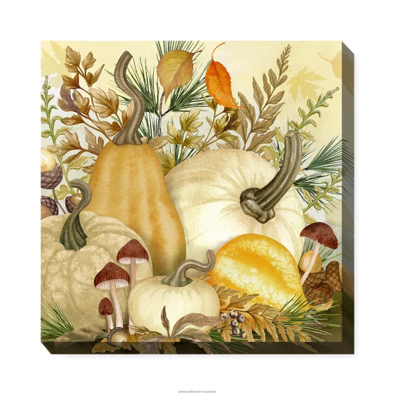 Plow & Hearth Nature's Bounty Indoor/Outdoor Canvas Wall Art P22BD1639 Houseware