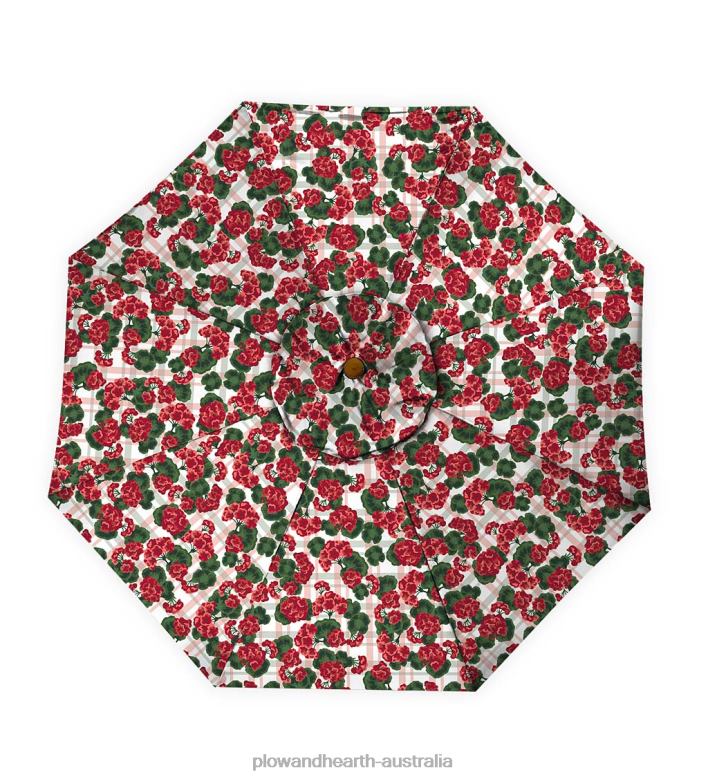 Plow & Hearth Classic Patio Market Umbrella with Aluminum Pole, 9' dia. - Midnight Navy P22BD1462 Houseware