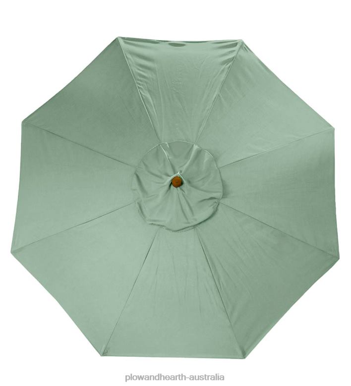 Plow & Hearth Classic Patio Market Umbrella with Aluminum Pole, 9' dia. - Midnight Navy P22BD1462 Houseware