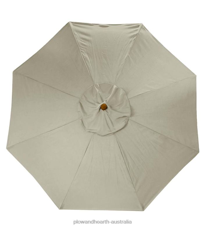 Plow & Hearth Classic Patio Market Umbrella with Aluminum Pole, 9' dia. - Midnight Navy P22BD1462 Houseware