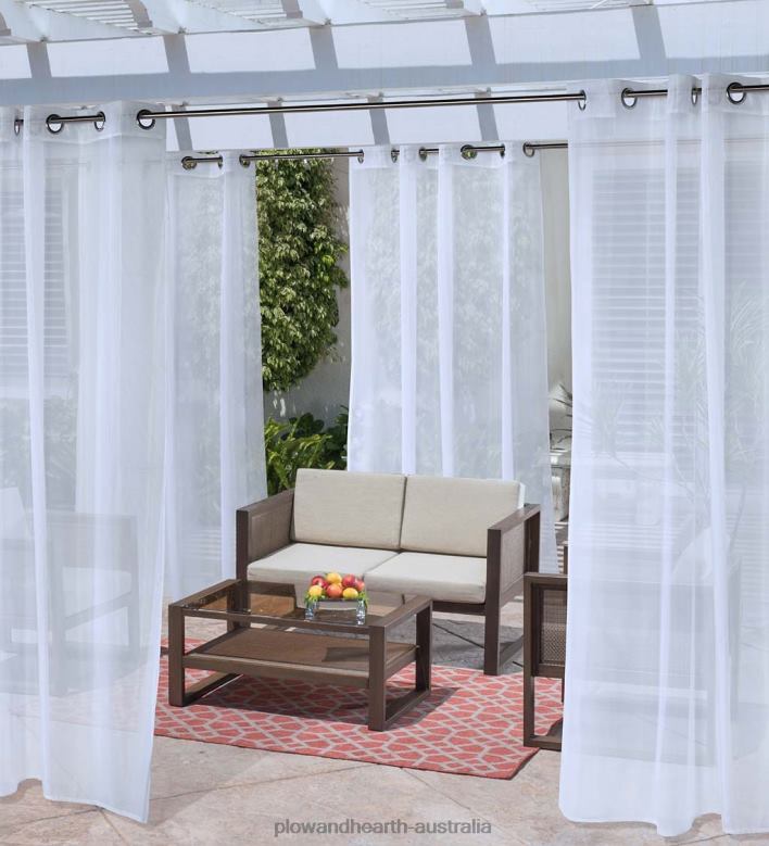 Plow & Hearth No-See-Um Curtain Panel P22BD1467 Houseware