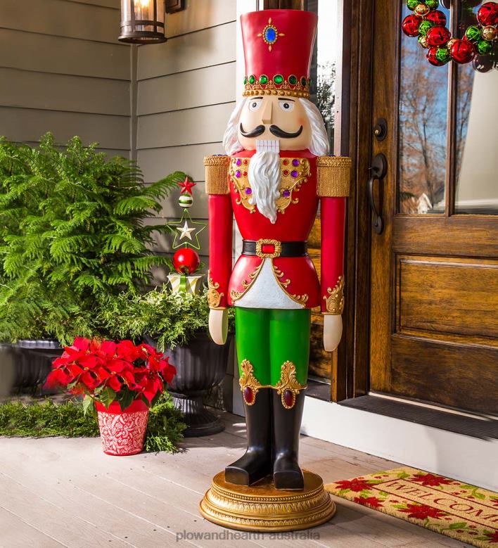 Plow & Hearth Giant Nutcracker Statue P22BD3107 Houseware
