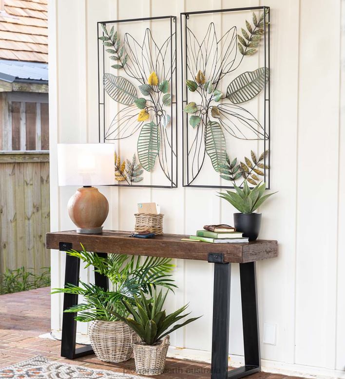 Plow & Hearth Faux Real Agave Artificial Potted Plant P22BD2399 Houseware