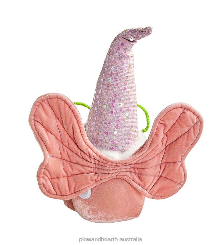 Plow & Hearth Lighted Butterfly Gnome Table Decor P22BD2413 Houseware