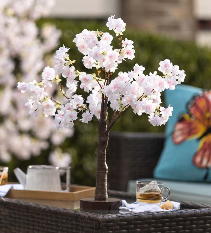 Plow & Hearth Lighted Tabletop Weeping Cherry Tree P22BD2371 Houseware