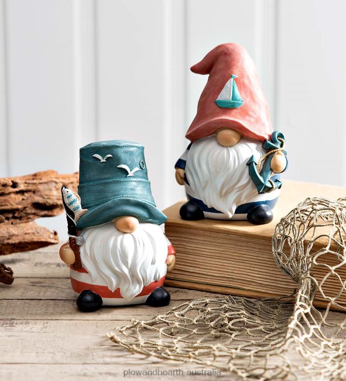 Plow & Hearth Nautical Gnomes P22BD2374 Houseware