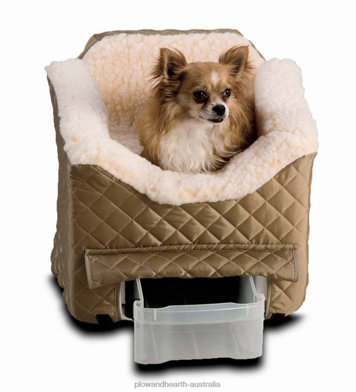 Plow & Hearth Lookout Pet II Car Seat, Small - Charcoal P22BD2549 Houseware