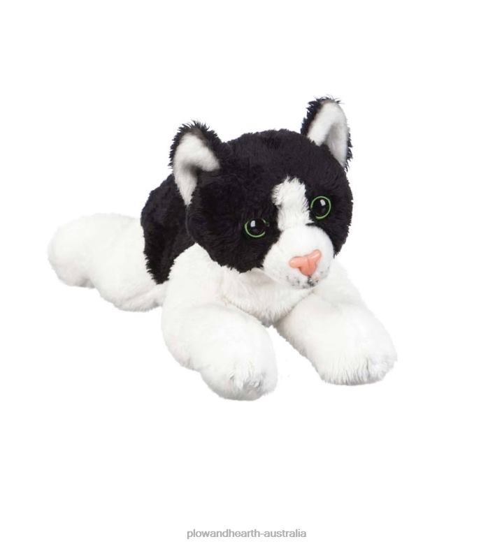 Plow & Hearth Tuxedo Cat Plush Stuffed Bean Bag P22BD3094 Houseware