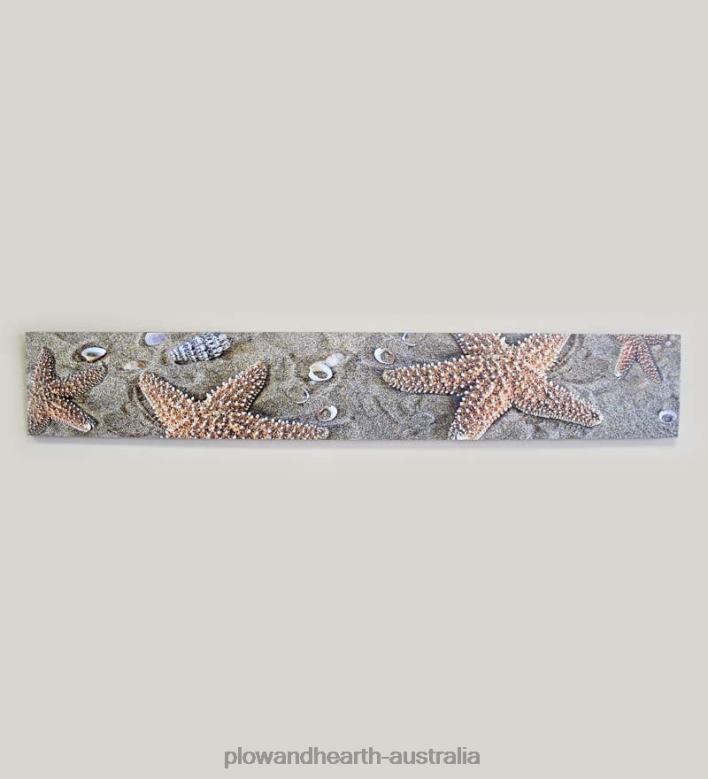 Plow & Hearth Mill Wood Starfish Wall Art P22BD2540 Houseware