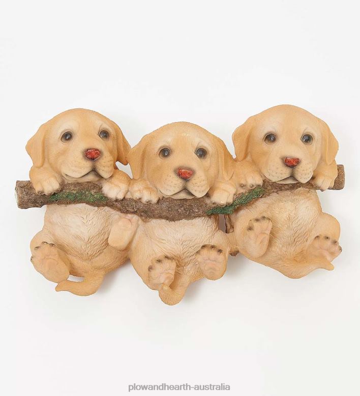 Plow & Hearth Puppies on a Branch Wall Art - Puppies P22BD2538 Houseware