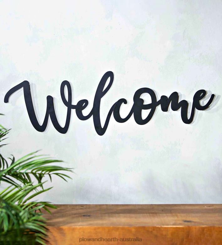 Plow & Hearth Script-Style Welcome Sign P22BD2529 Houseware
