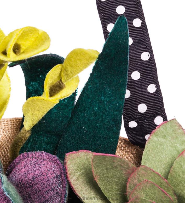 Plow & Hearth Succulents Mason Jar Door Decor P22BD1507 Houseware