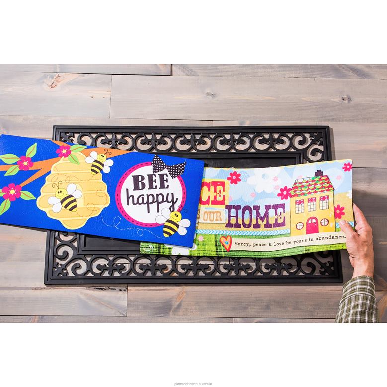 Plow & Hearth Fall, Harvest and Holiday Sassafras Mat Set P22BD1743 Houseware