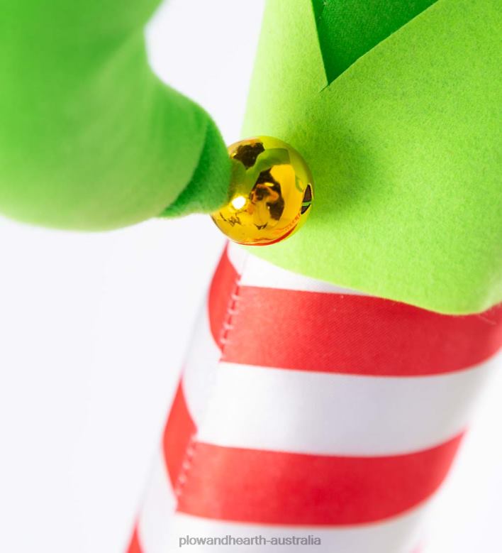 Plow & Hearth Holiday Striped Elf Legs, Set of 2 P22BD1738 Houseware