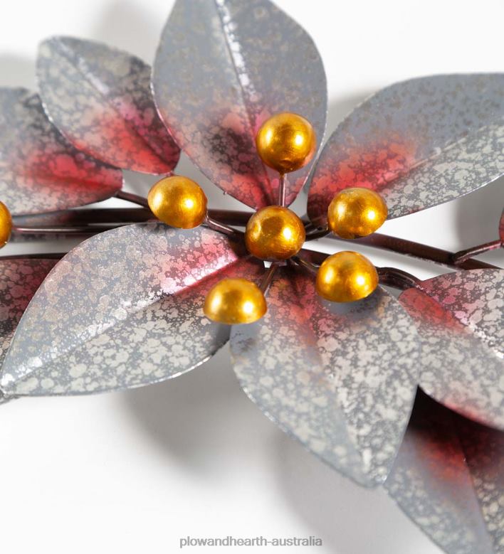 Plow & Hearth Merry Christmas Metal Wreath P22BD1703 Houseware