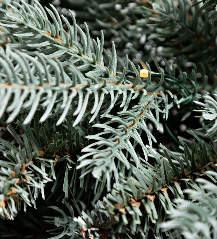 Plow & Hearth Misty Pine Lighted Holiday Wreath P22BD1709 Houseware