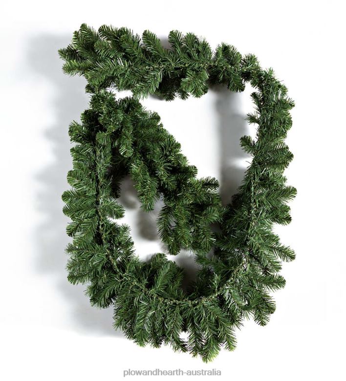 Plow & Hearth Montfair Pine Holiday Garland P22BD1704 Houseware