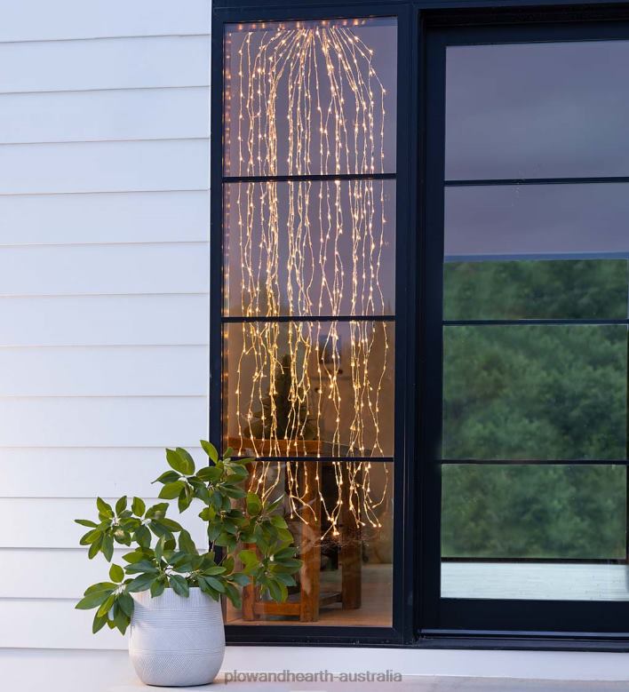 Plow & Hearth Indoor/Outdoor Cascade Lights, Large P22BD3214 Houseware