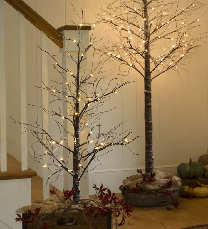 Plow & Hearth Indoor/Outdoor Snowy Lighted Tree P22BD1689 Houseware