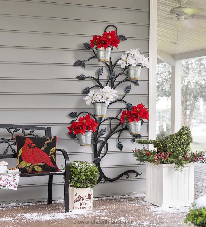 Plow & Hearth Lighted Boxwood Bird Topiary P22BD1691 Houseware