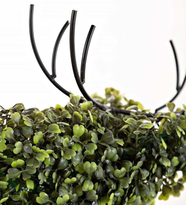 Plow & Hearth Lighted Boxwood Reindeer Topiary P22BD1686 Houseware