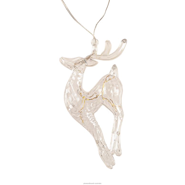 Plow & Hearth Holiday Deer String Lights P22BD1660 Houseware