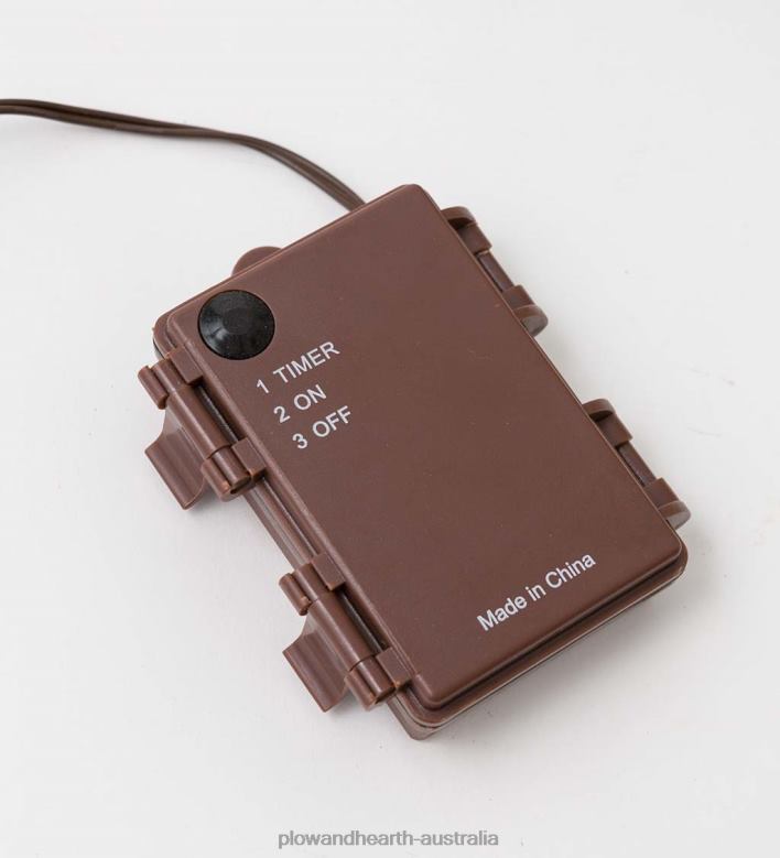 Plow & Hearth Indoor/Outdoor Battery-Operated Lighted Eucalyptus Branches, Set of 2 P22BD1677 Houseware