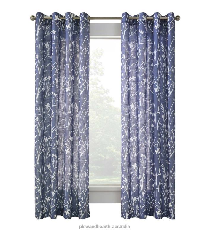 Plow & Hearth Buckingham Grommet Curtain Panel P22BD2583 Houseware