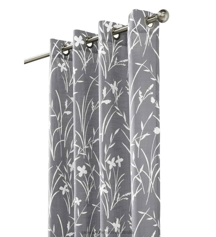 Plow & Hearth Buckingham Grommet Curtain Panel P22BD2583 Houseware