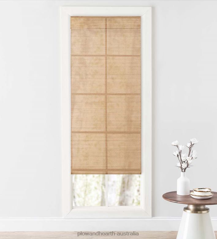 Plow & Hearth Capri Roman Bamboo Window Shade P22BD2589 Houseware