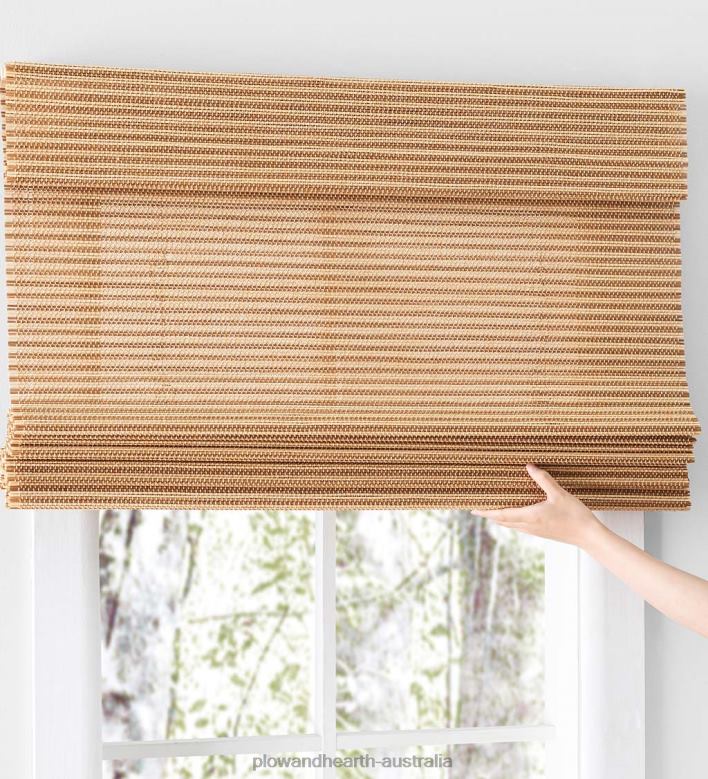 Plow & Hearth Capri Roman Bamboo Window Shade P22BD2589 Houseware