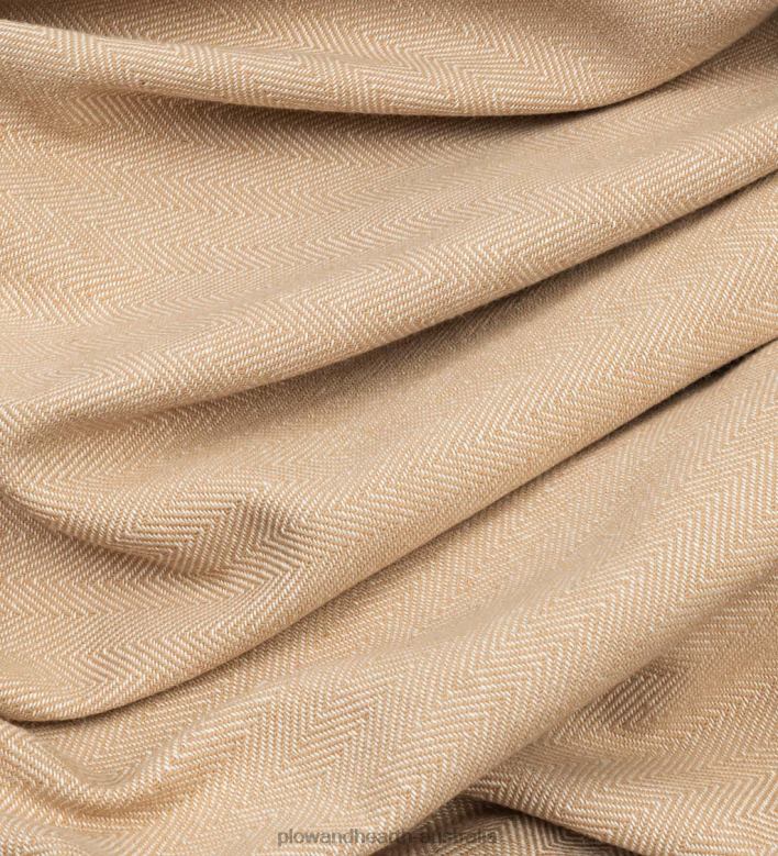 Plow & Hearth Cotton Herringbone Curtain Panel P22BD2577 Houseware