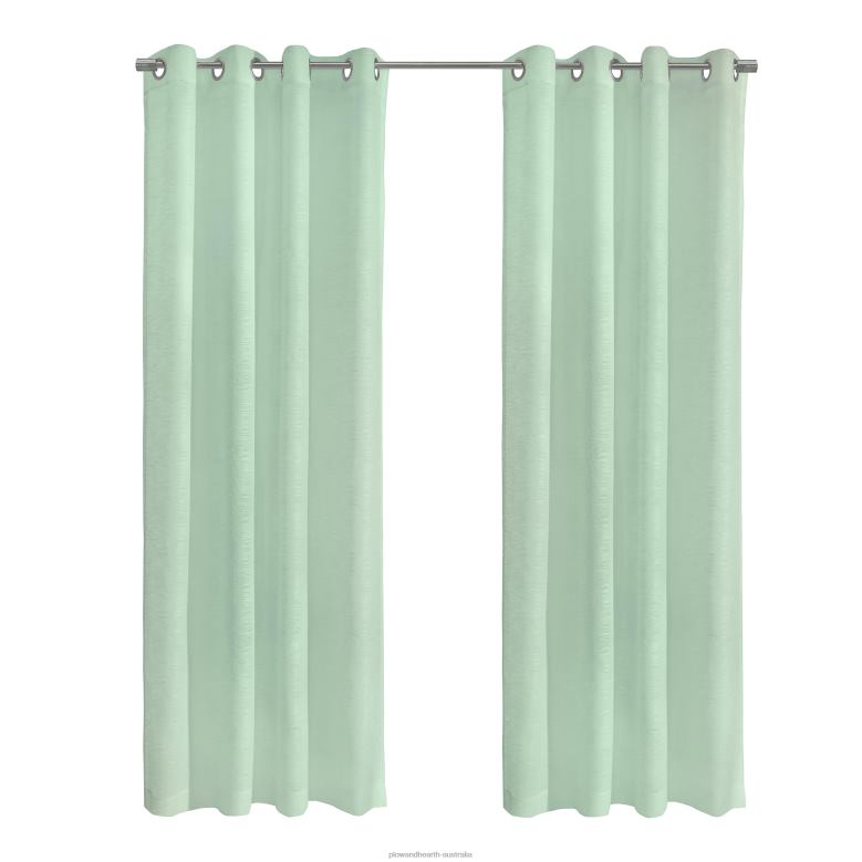 Plow & Hearth Emery Sheer Grommet Top Curtain Panel - Light Gray - 52x 108P22BD2609 Houseware