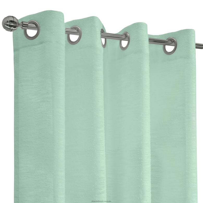 Plow & Hearth Emery Sheer Grommet Top Curtain Panel - Light Gray - 52x 108P22BD2609 Houseware